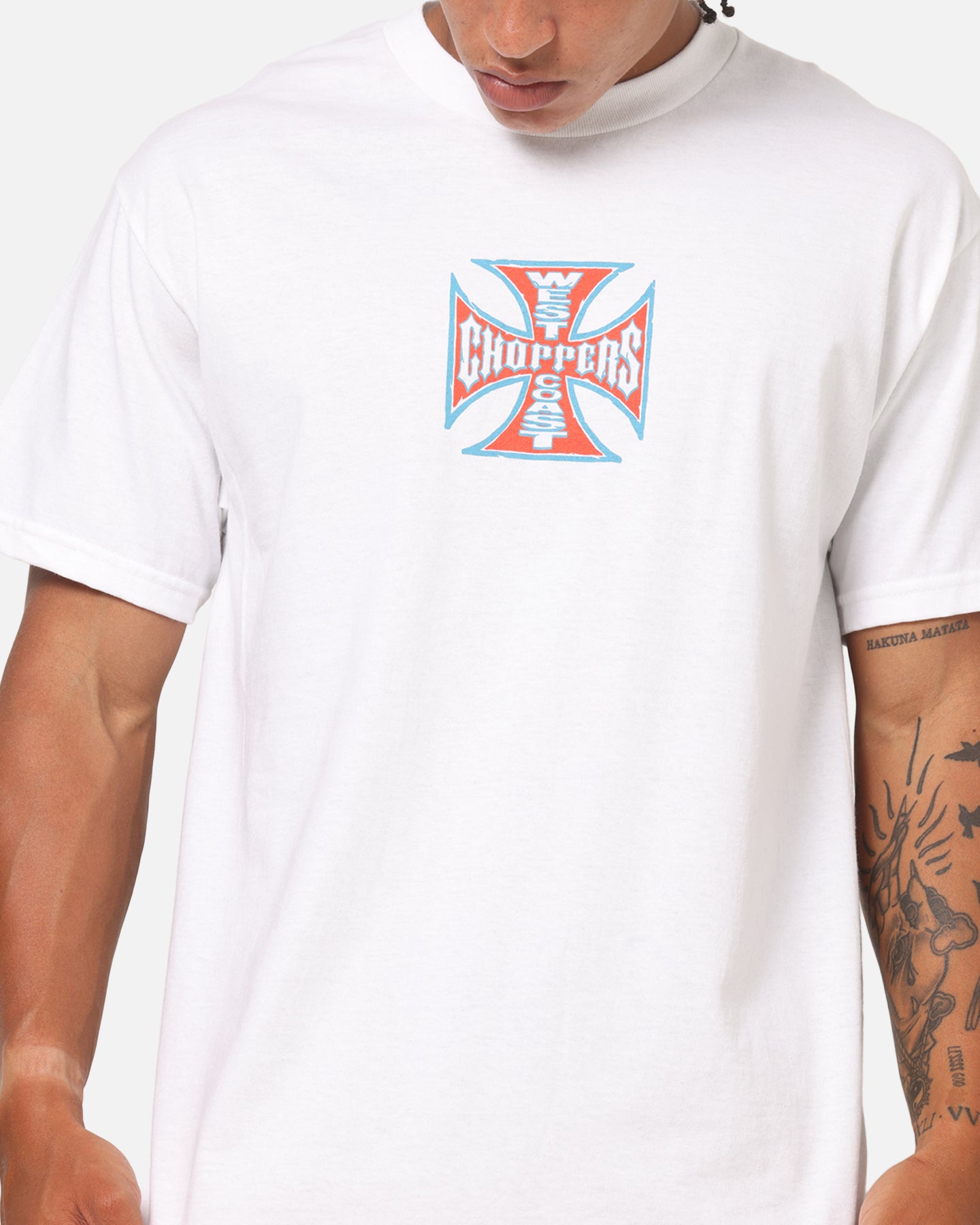 West Coast Choppers 80's Chiseled Logo T-Shirt White | Culture Kings