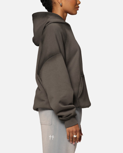 Saint Morta Daggers Premium Hoodie Contrast Brown