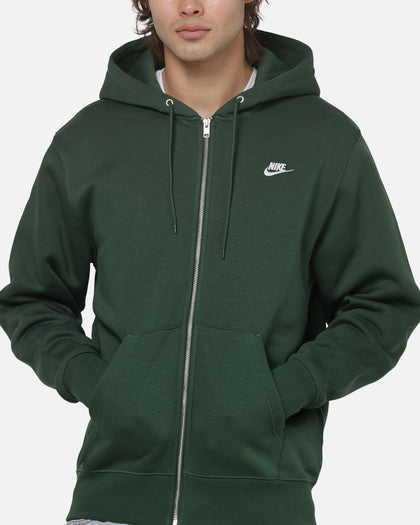 Nike Club BB Full-Zip Hoodie Forest Green