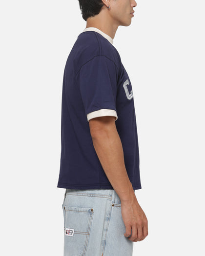 Carre 4 Star Ringer T-Shirt Dark Navy