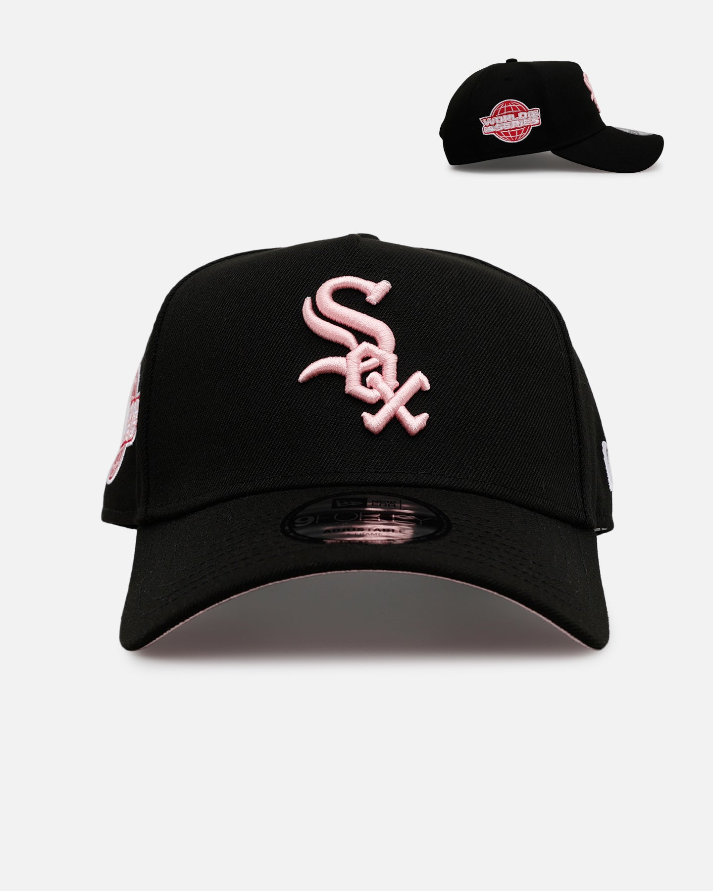 New Era Chicago White Sox 'Black And Pink' 9FORTY A-Frame Snapback