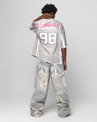 Loiter End Zone Jersey Snow Leopard
