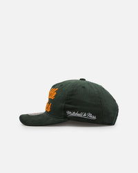 Mitchell & Ness Seattle Sonics Stack Script Corduroy Snapback Green