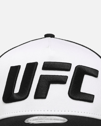 New Era UFC MMA A-Frame Trucker Snapback White