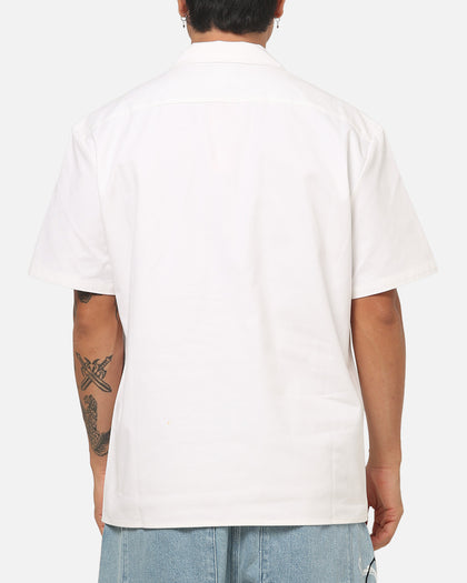 Von Dutch Oval Button Up Shirt White