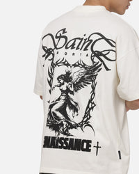 Saint Morta Spirits Boxy T-Shirt Off White