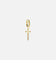 Guess Mainline Rebel Knight Dagger Crystal Earring Gold