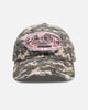 Von Dutch Distressed Dad Strapback Camo Pink