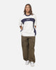 Carre Athletic Panel Crew T-Shirt Off White