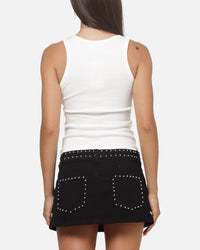 Ed Hardy Women's Need Dollars Tank White