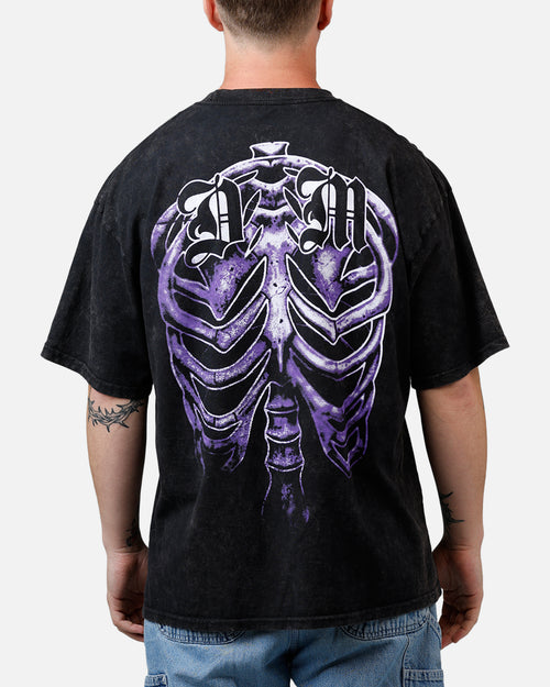 73Studio X WWE Dominik Mysterio Independence T-Shirt Black Acidwash
