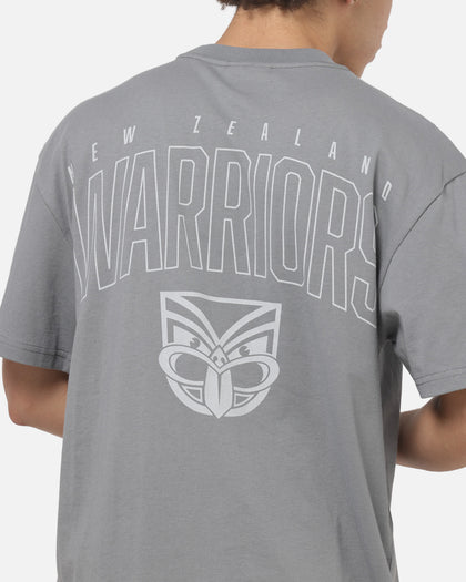 Bleacher Athletic New Zealand Warriors NRL Attrition Solid T-Shirt Grey