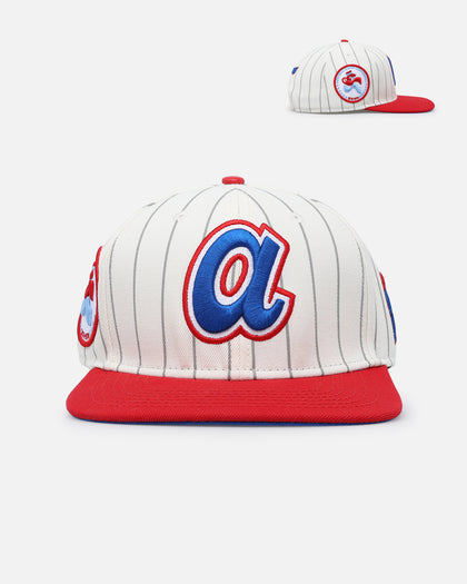 Pro Standard Atlanta Braves Wool Snapback Eggshell/Yellow