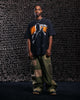 73Studio X Call Of Duty Black Ops 2 Vintage T-Shirt Black Acidwash