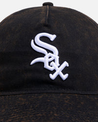 New Era Chicago White Sox 'Washed' 9FORTY A-Frame Unstructured Snapback Black