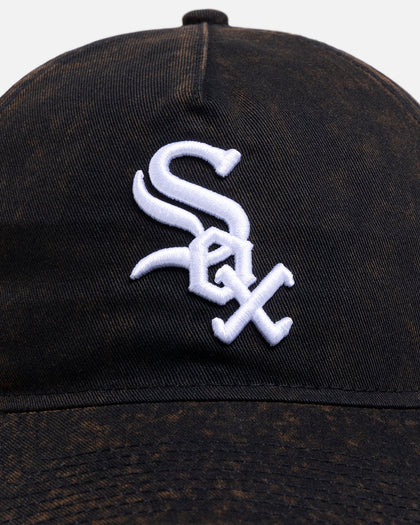 New Era Chicago White Sox 'Washed' 9FORTY A-Frame Unstructured Snapback Black