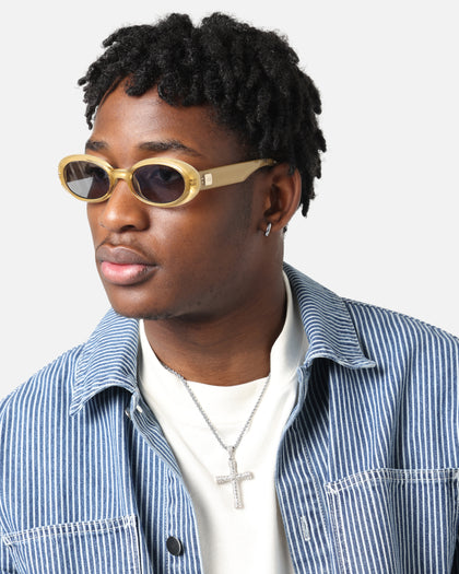 Le Specs Work It Sunglasses Champagne