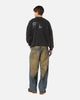 Pro Standard Chicago Bulls 'Wash Vanguard' Fleece Crewneck Washed Black