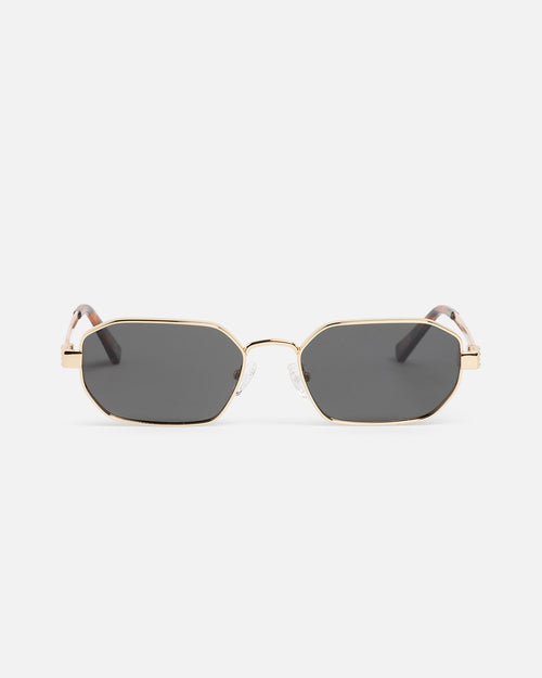 Le Specs Mythic Sunglasses Gold/Smoke