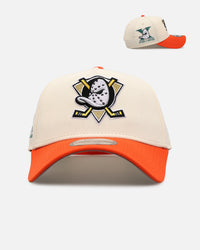 New Era Anaheim Ducks 'Team Color Visor' 9FORTY A-Frame Snapback Chrome/Official Team Color