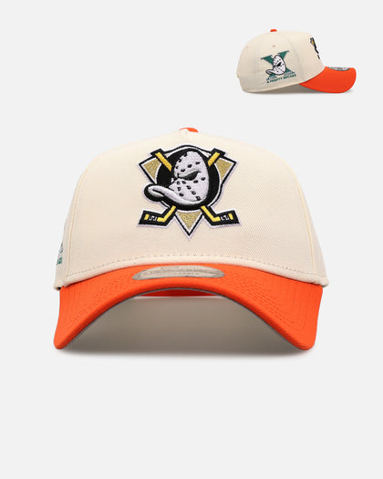 New Era Anaheim Ducks 'Team Color Visor' 9FORTY A-Frame Snapback Chrome/Official Team Color
