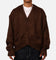 MNML Sky Jewelled Cardigan Sweater Brown