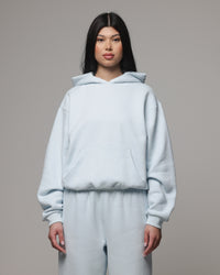 American Thrift Women's Classic Hoodie Light Blue