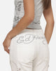 Ed Hardy Women's Jewelled Jeans White