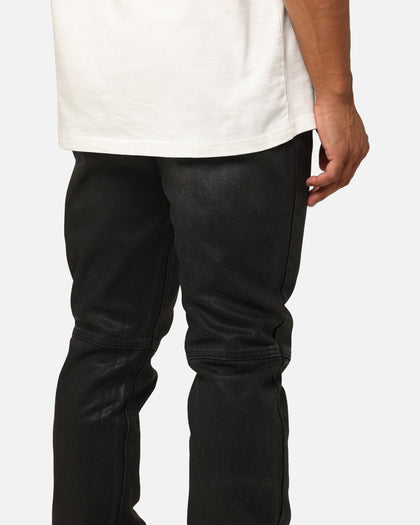 MNML Bootcut Waxed Jeans Black