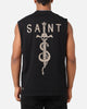 Saint Morta Daggers Oversized Muscle T-Shirt Black/Brown