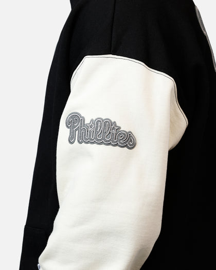 Pro Standard Philadelphia Phillies Reverse French Terry Hoodie Black/Grey