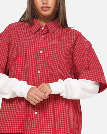 Carre Archive Layered Shirt Red Plaid