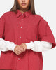Carre Archive Layered Shirt Red Plaid