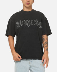 Ed Hardy Distressed Chrome T-Shirt Black