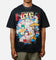 73Studio x South Park Lets Fighting Love Heavyweight T-Shirt Black Acidwash