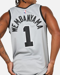 Nike Victor Wembanyama San Antonio Spurs 2025/26 Statement Edition Dri-FIT NBA Swingman Jersey Silver