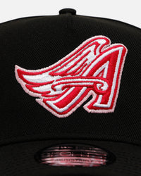 New Era Los Angeles Angels 'Black And Pink' 9FORTY A-Frame Snapback Black/Pink
