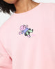 Stussy Women's Dollie Oversized Crewneck Pigment Pink