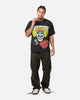 Diet Starts Monday World On Fire T-Shirt Washed Black