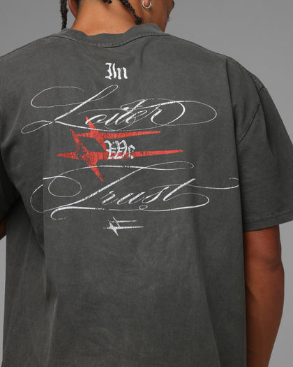 Loiter Devotion T-Shirt Black Wash