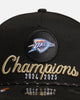 New Era Oklahoma City Thunder '25 NBA Champions Locker Room' 9FIFTY A-Frame Snapback Black