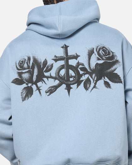 Saint Morta Conviction Boxy Hoodie Denim Blue