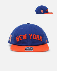 47 Brand New York Mets 'The City Block Collection' Club Legacy '47 Captain Snapback Royal