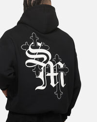 Saint Morta Alter Boxy Hoodie Black