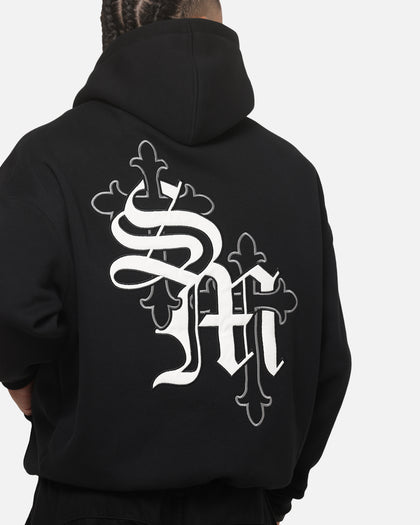 Saint Morta Alter Boxy Hoodie Black