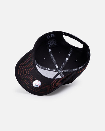 New Era New York Yankees 'Spider Web' 9FORTY A-Frame Snapback Black/Orange
