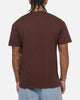 Carre Box Check T-Shirt Brown