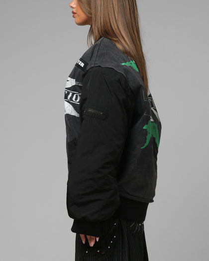Loiter X WWE DX Generation Bomber Jacket Black