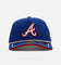 New Era Atlanta Braves 'Spring Injection' 9FIFTY A-Frame Trucker Snapback Blue
