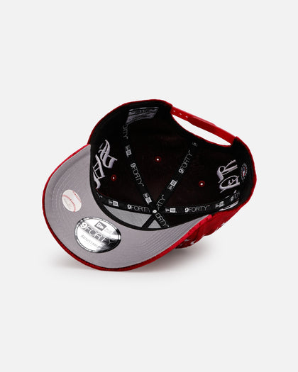 New Era Tampa Bay Rays 'Crushed Velvet Dreams' 9FORTY A-Frame Snapback Maroon